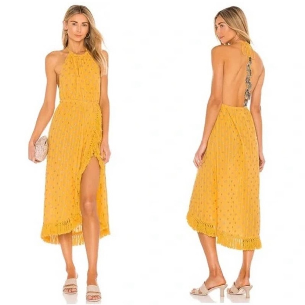 Adela Dress by Sundress in yellow